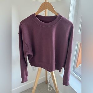 Lululemon Perfectly Oversized Cropped Crew